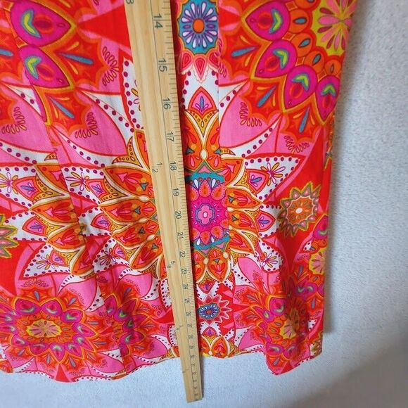 6 By Six Womans M Vibrant Mandala Print Boho Detailed Jacket - Picture 9 of 11